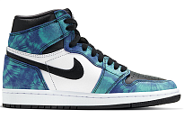 Фото № 2 с приближением к товару «‎Air Jordan 1 Retro High Tie Dye (W)»