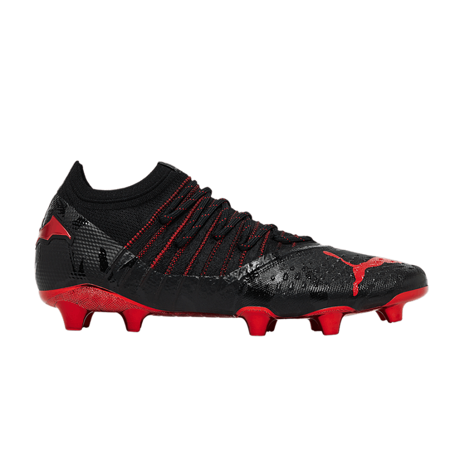 Фото № 1 с приближением к товару «‎Batman x Puma Future 1.3 FG AG Black High Risk Red»
