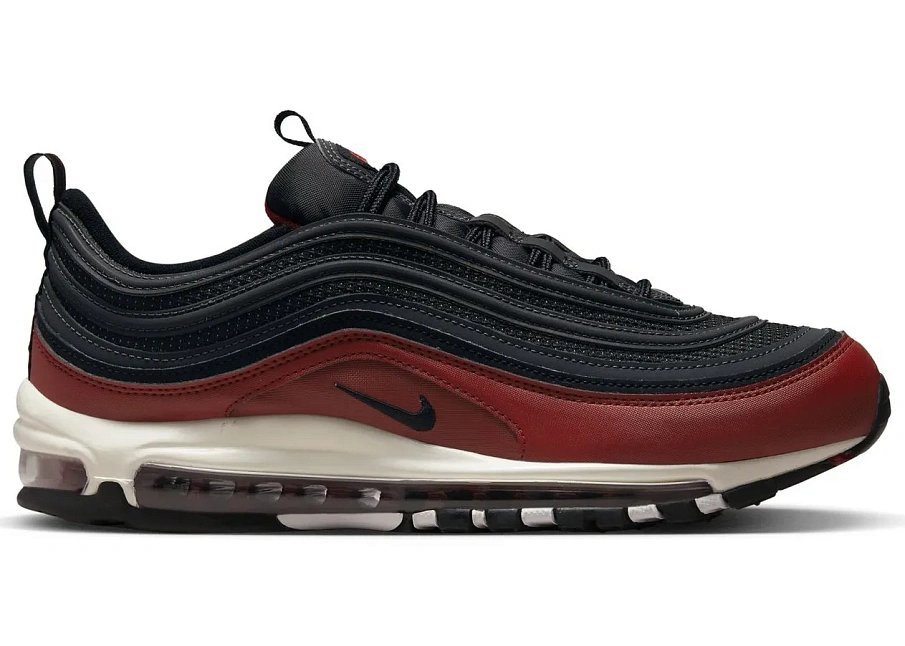 Фото № 1 с приближением к товару «‎Nike Air Max 97 Black Team Red»