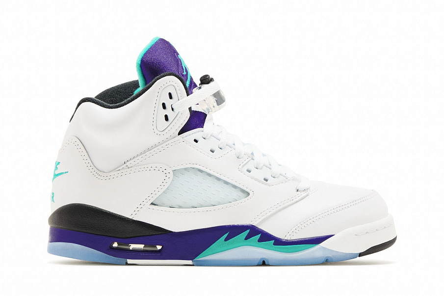 Фото № 2 с приближением к товару «‎Air Jordan 5 Retro GS Grape 2025»