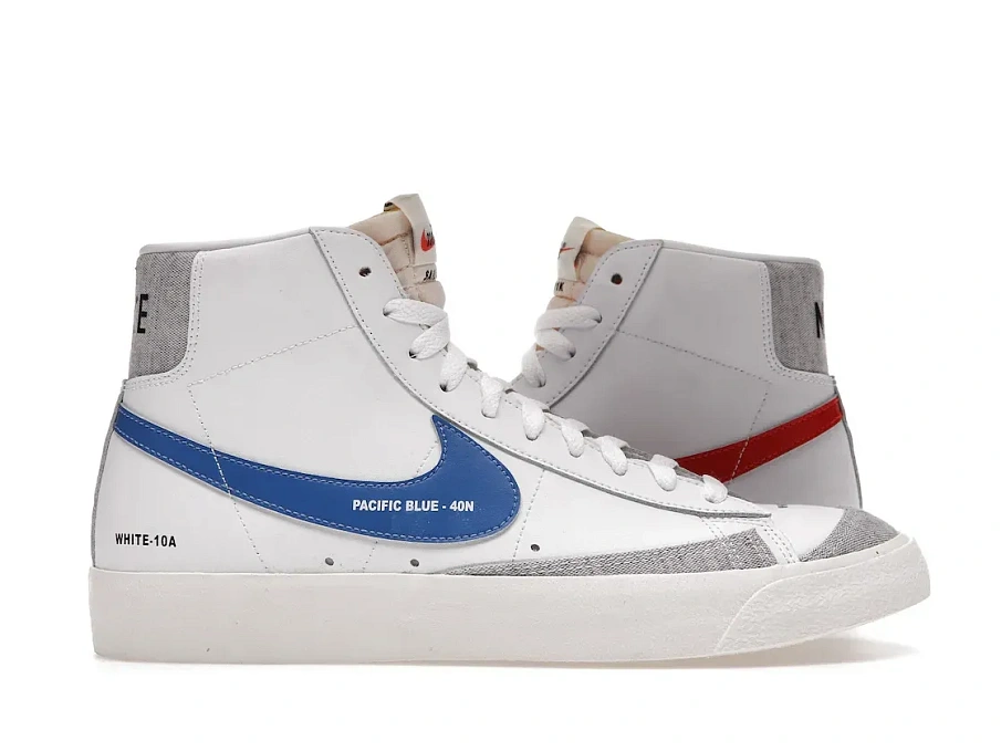 Фото № 1 с приближением к товару «‎Nike Blazer Mid 77 Color Code White »