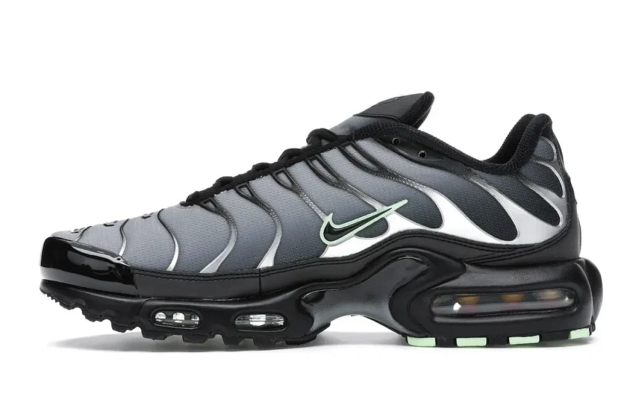 Фото № 3 с приближением к товару «‎Nike Air Max Plus Black Particle Grey Vapour Green»