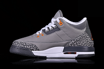Фото № 2 с приближением к товару «‎Nike Air Jordan 3 Retro Vintage basketball shoes Cool Grey»