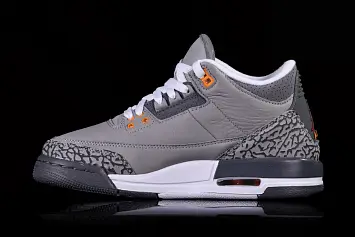 Nike Air Jordan 3 Retro Vintage basketball shoes Cool Grey - 2