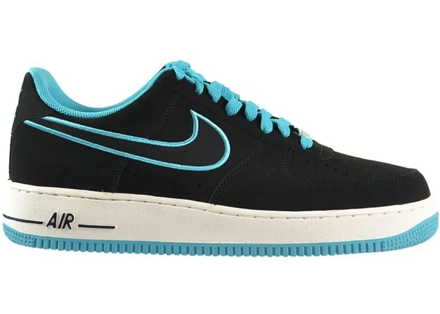Фото № 1 с приближением к товару «‎Nike Air Force 1 Low Black Turquoise»