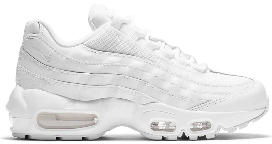 Фото № 1 с приближением к товару «‎Nike Air Max 95 Recraft Triple White »
