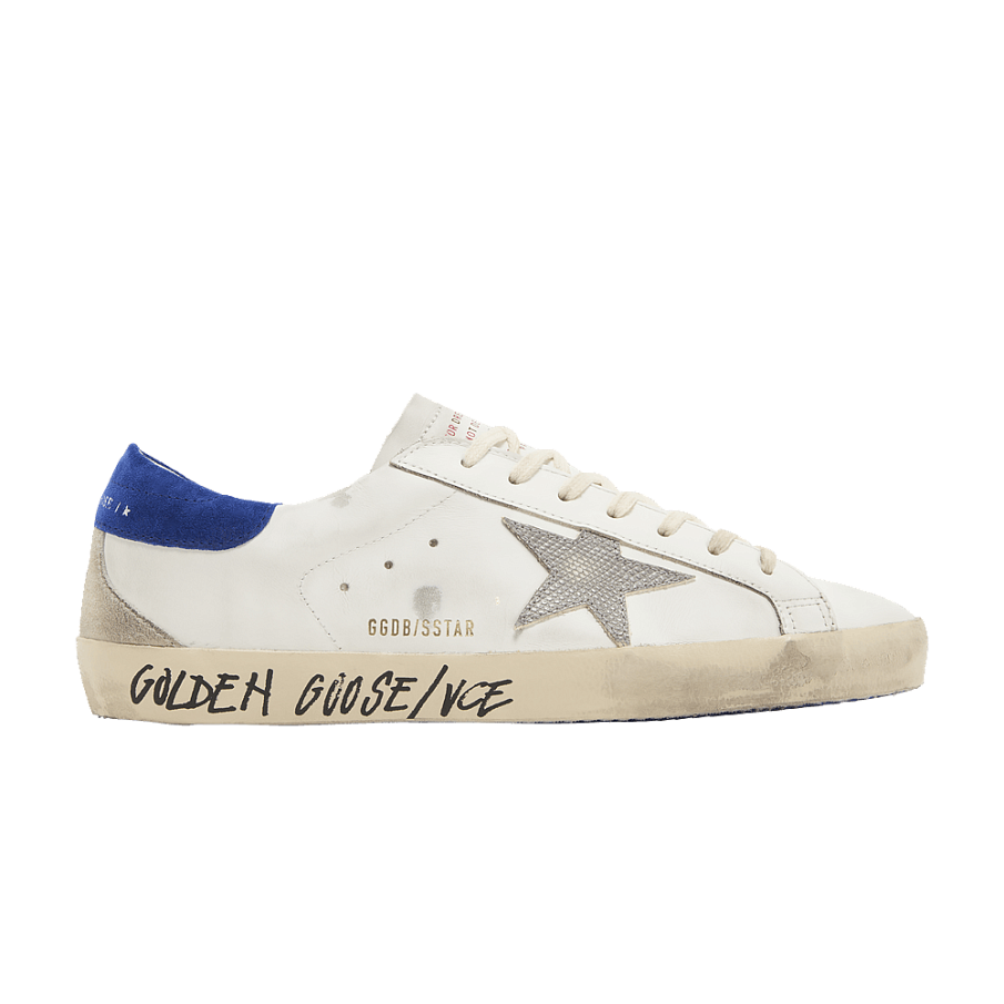 Фото № 1 с приближением к товару «‎Golden Goose Superstar Snakeskin - White Blue»