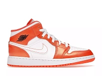 Фото № 1 с приближением к товару «‎Jordan 1 Mid Metallic Orange »