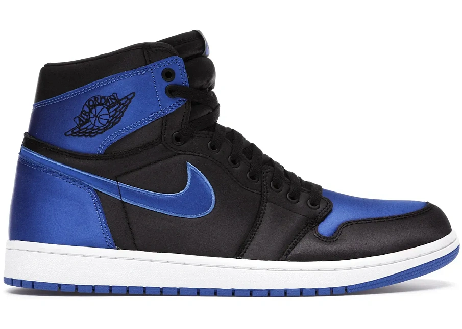 Фото № 1 с приближением к товару «‎Jordan 1 Retro High Satin Royal (Non-Numbered) (Sample)»