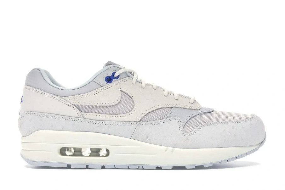 Фото № 1 с приближением к товару «‎Nike Air Max 1 Pure Platinum Racer Blue»