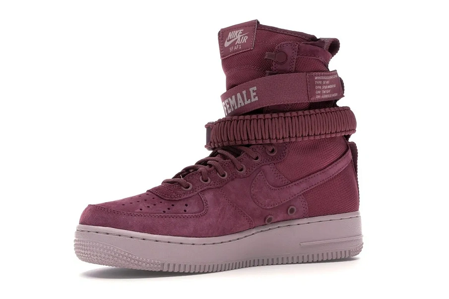 Фото № 4 с приближением к товару «‎Nike SF Air Force 1 High Force Is Female Vintage Wine »