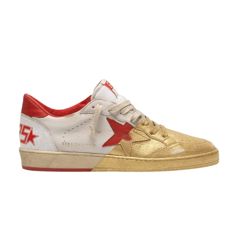Golden Goose Ball Star Diagonal Gold Varnish - 1