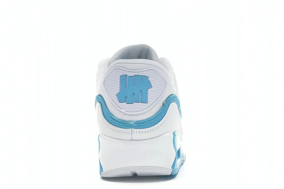 Фото № 4 с приближением к товару «‎Nike Air Max 90 Undefeated White Blue Fury»