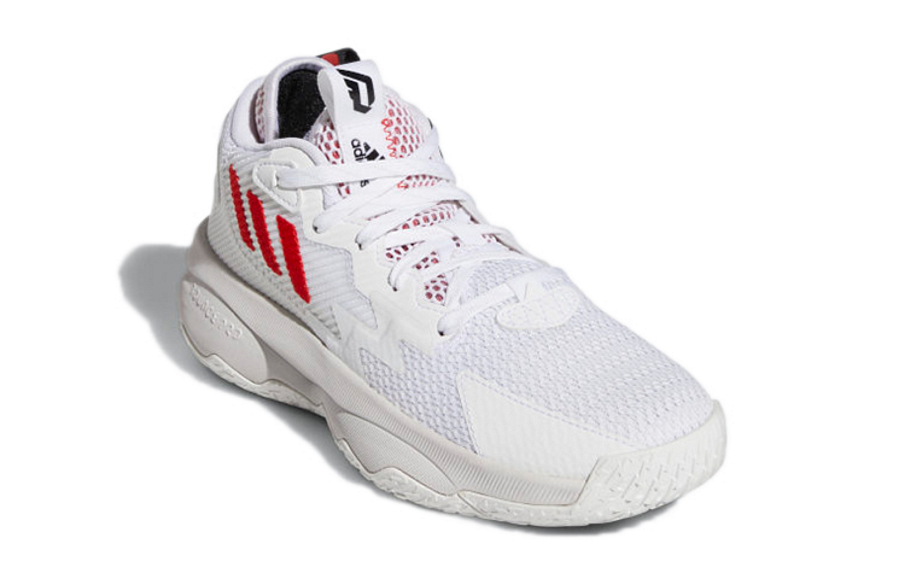 Фото № 3 с приближением к товару «‎adidas Dame 8 J Basketball Shoes White»