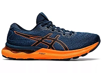 Фото № 1 с приближением к товару «‎ASICS Gel-Nimbus 24 French Blue Shocking Orange»