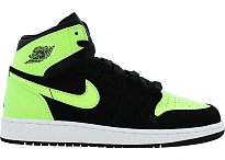 Фото № 1 с приближением к товару «‎Jordan 1 Retro High Black Ghost Green »