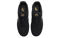 Фото № 4 с приближением к товару «‎Nike Air Force 1 Low "Matte Black Gold" BlackGolden»