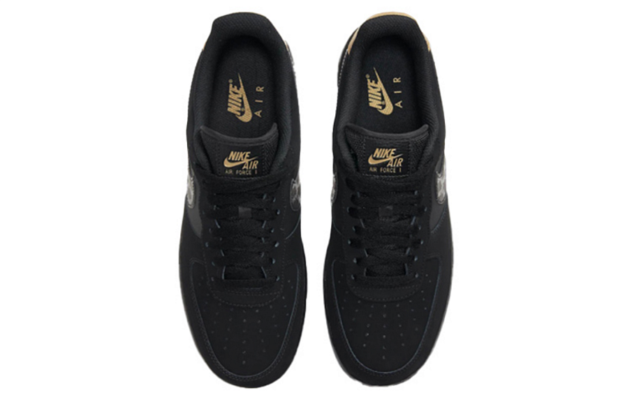 Фото № 4 с приближением к товару «‎Nike Air Force 1 Low "Matte Black Gold" BlackGolden»