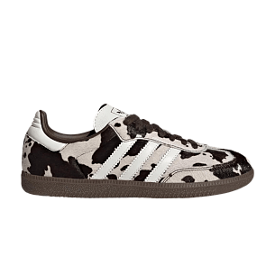 adidas Women's Samba OG Cow Print White Black