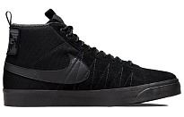Фото № 2 с приближением к товару «‎Nike SB Zoom Blazer Mid PRM Sneakers Black»