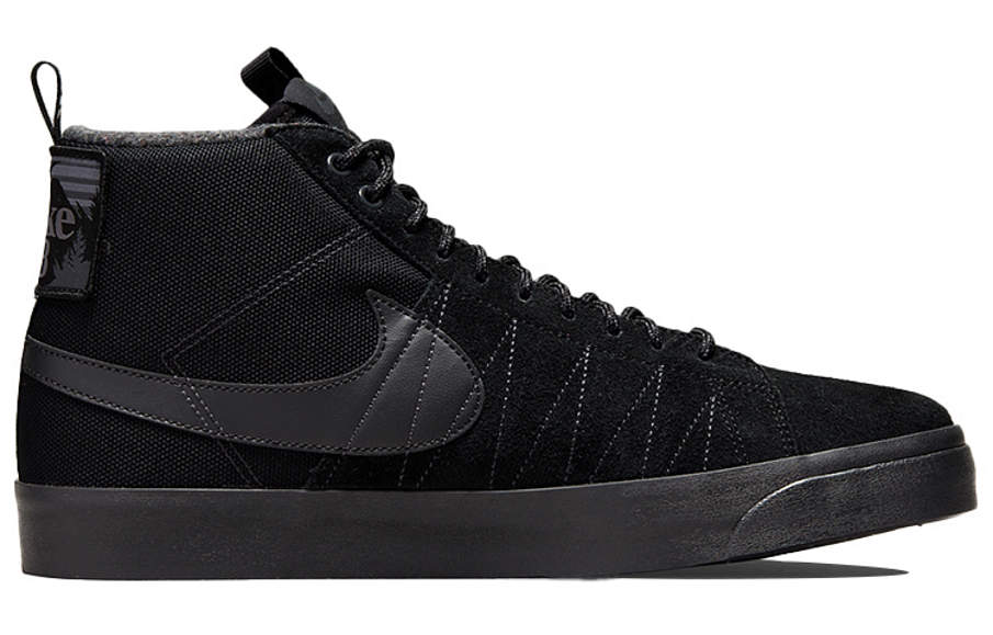 Фото № 2 с приближением к товару «‎Nike SB Zoom Blazer Mid PRM Sneakers Black»