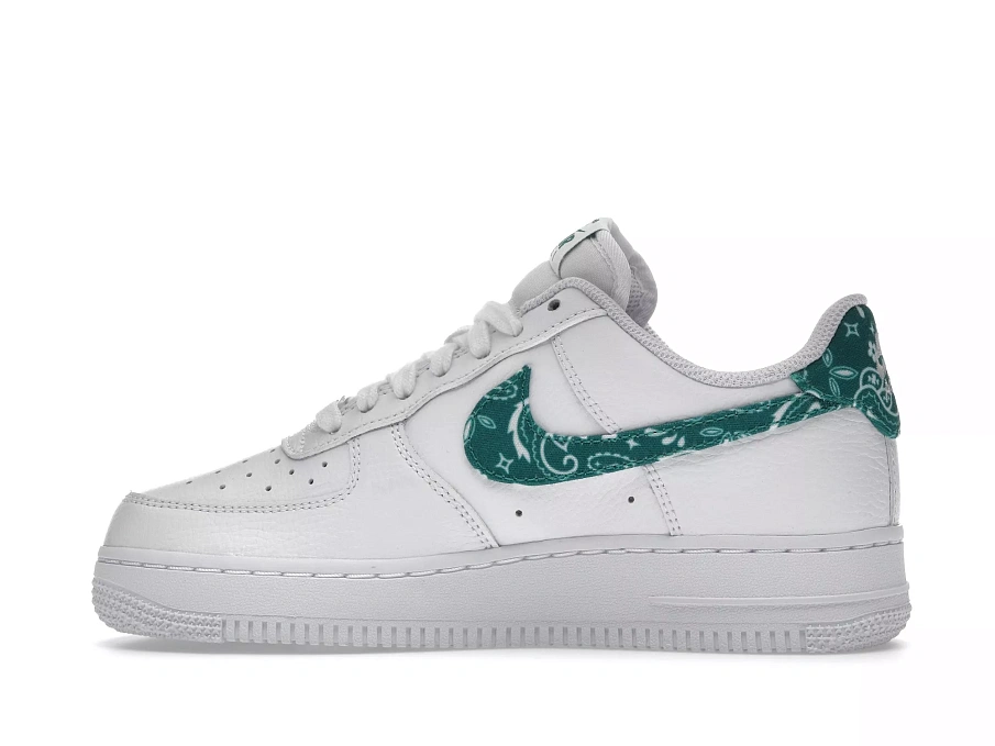 Фото № 5 с приближением к товару «‎Nike Air Force 1 Low '07 Essential White Green Paisley »