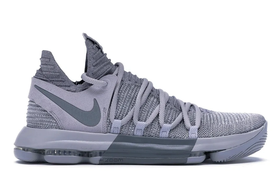 Фото № 1 с приближением к товару «‎Nike KD 10 Wolf Grey»