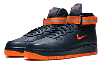 Фото № 3 с приближением к товару «‎Nike Air Force 1 High NYC "Obsidian Orange" BlackOrange»