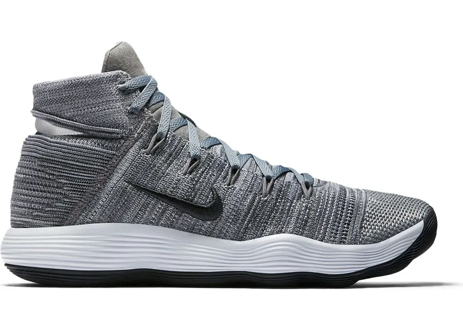 Фото № 1 с приближением к товару «‎Nike Hyperdunk 2017 Flyknit Cool Grey Black»