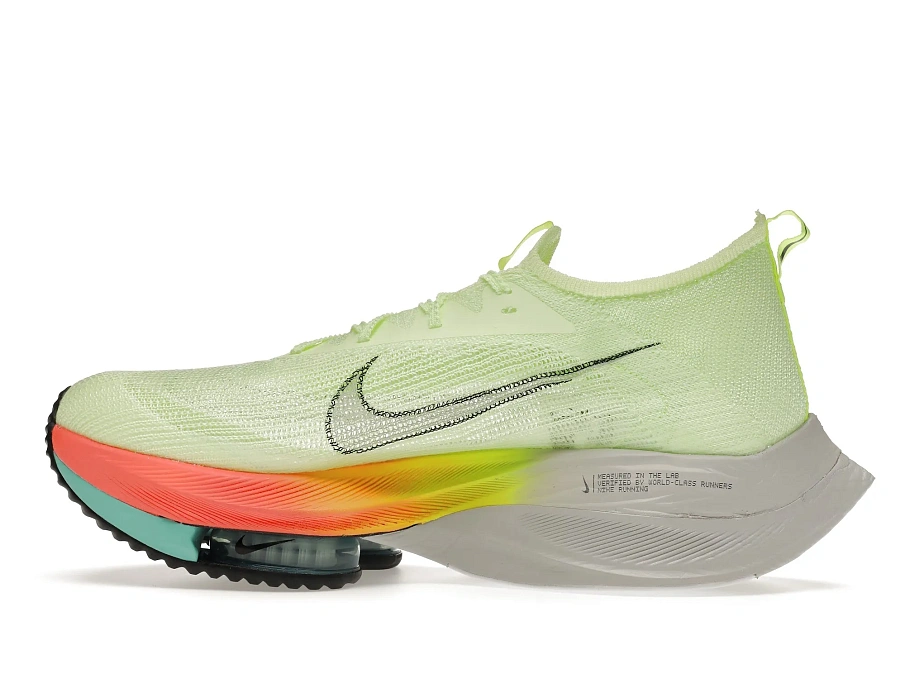 Фото № 5 с приближением к товару «‎Nike Air Zoom Alphafly Next% Barely Volt Orange»