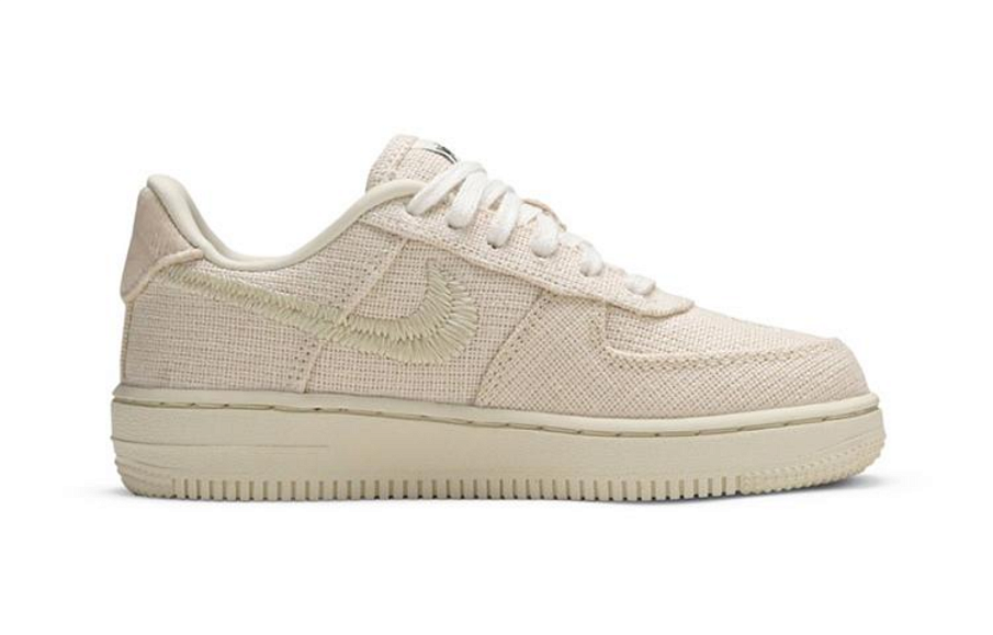 Фото № 2 с приближением к товару «‎(BP)Stussy x Nike Air Force 1 low Beige»