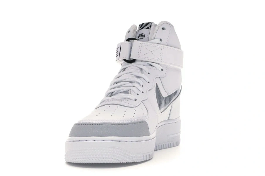 Фото № 4 с приближением к товару «‎Nike Air Force 1 High Under Construction White»
