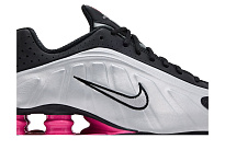 Фото № 3 с приближением к товару «‎Nike Women's Shox R4 Black Metallic Silver Pinksicle»