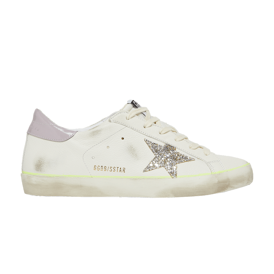 Фото № 1 с приближением к товару «‎Golden Goose Women's Superstar White Purple»