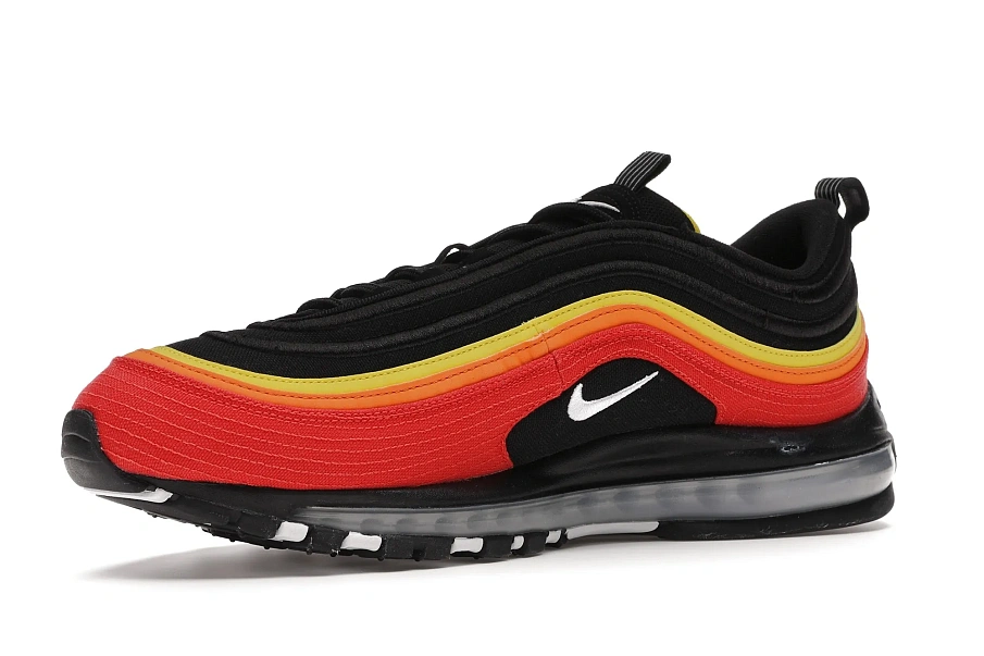 Фото № 3 с приближением к товару «‎Nike Air Max 97 Black Chile Red Magma Orange»