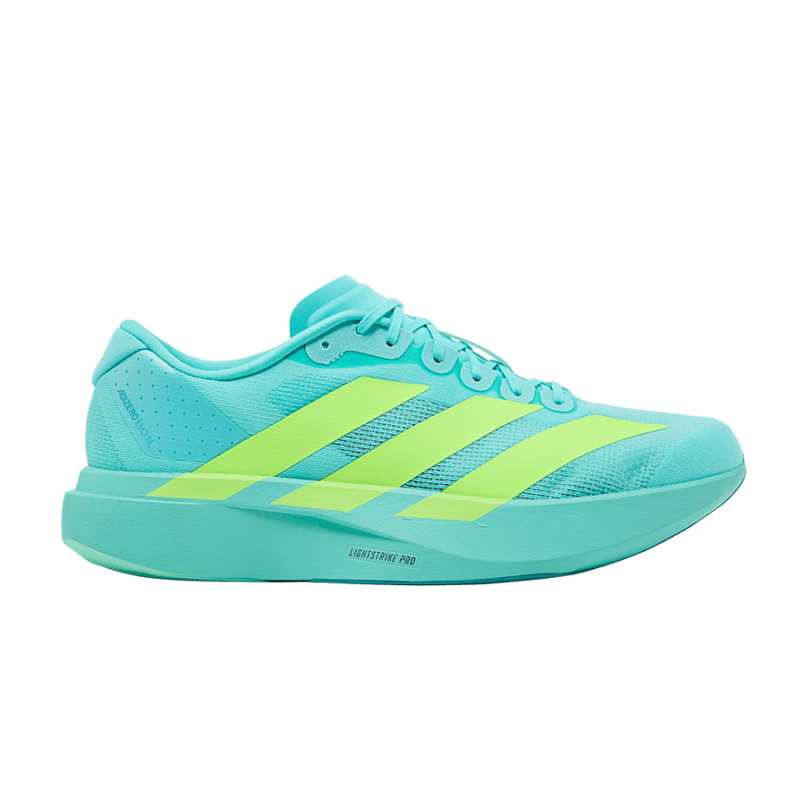 Фото № 1 с приближением к товару «‎adidas Adizero Evo SL Flash Aqua Lucid Lemon (JS4506)»