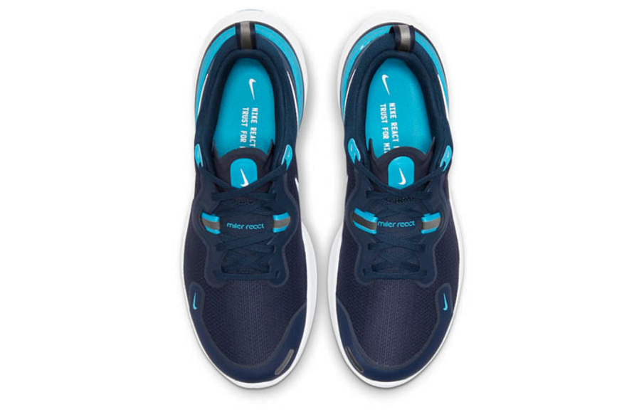 Фото № 4 с приближением к товару «‎Nike React Miler BlueWhite»