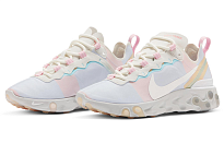 Фото № 3 с приближением к товару «‎Nike React Element 55 Running shoes Light Blue Pink»