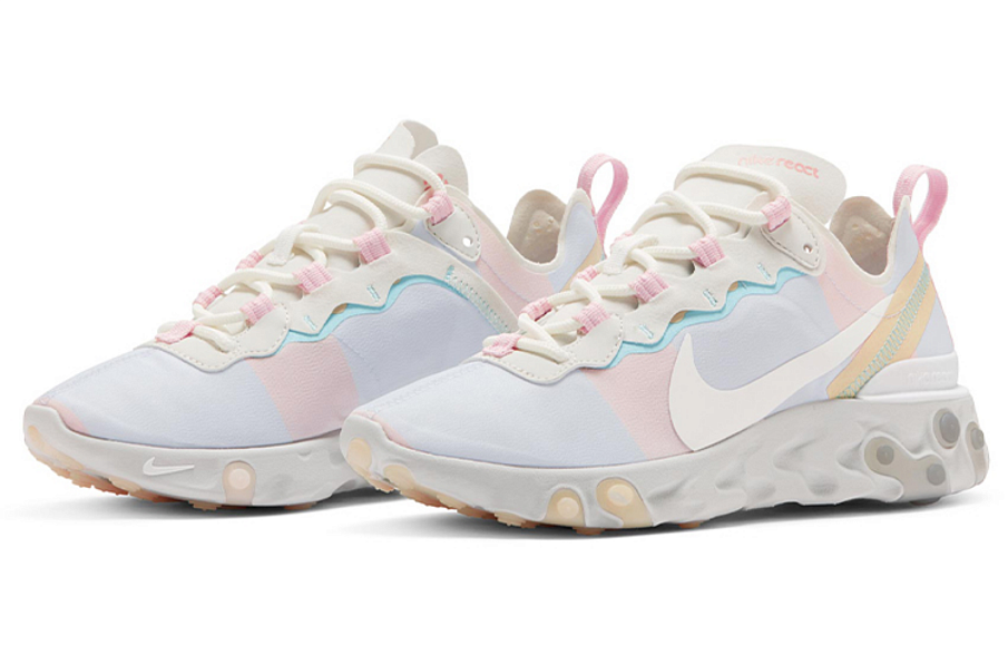 Фото № 3 с приближением к товару «‎Nike React Element 55 Running shoes Light Blue Pink»