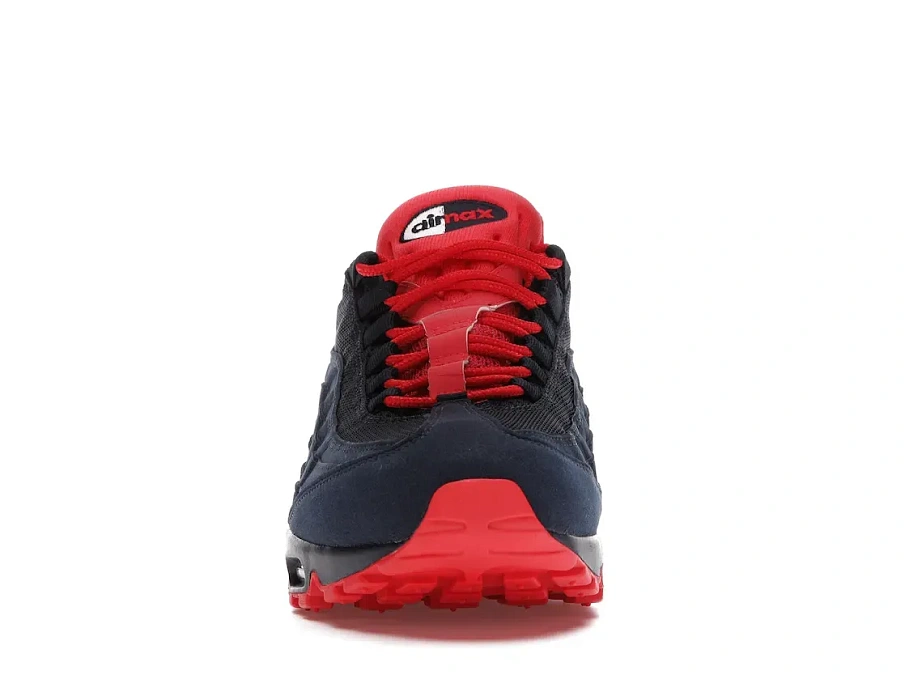 Фото № 2 с приближением к товару «‎Nike Air Max 95 Obsidian Action Red»
