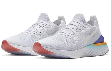 Nike Epic React Flyknit 2 White Hyper Jade Ember Glow (W) - 4