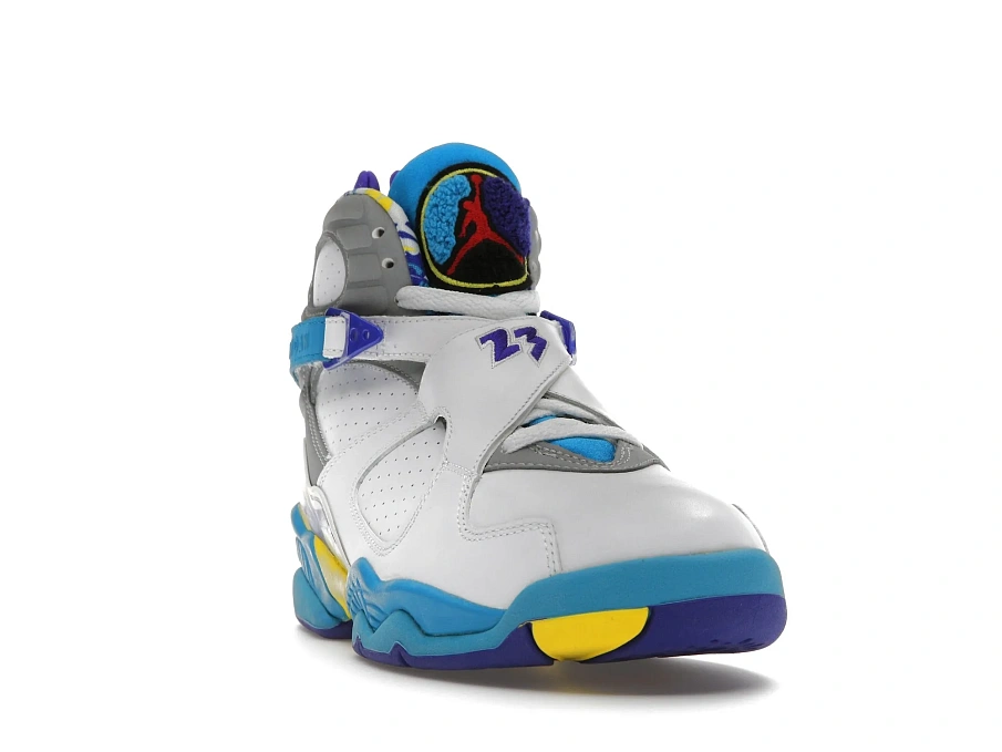 Фото № 2 с приближением к товару «‎Jordan 8 Retro White Aqua (2007) »