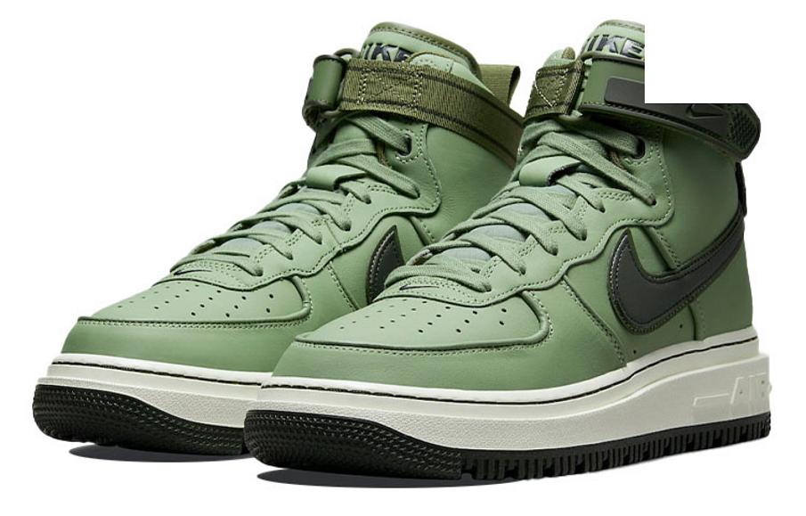 Фото № 2 с приближением к товару «‎Nike Air Force 1 High Boot Sneakers Green»