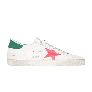 Golden Goose Superstar White Lobster Fluo Green