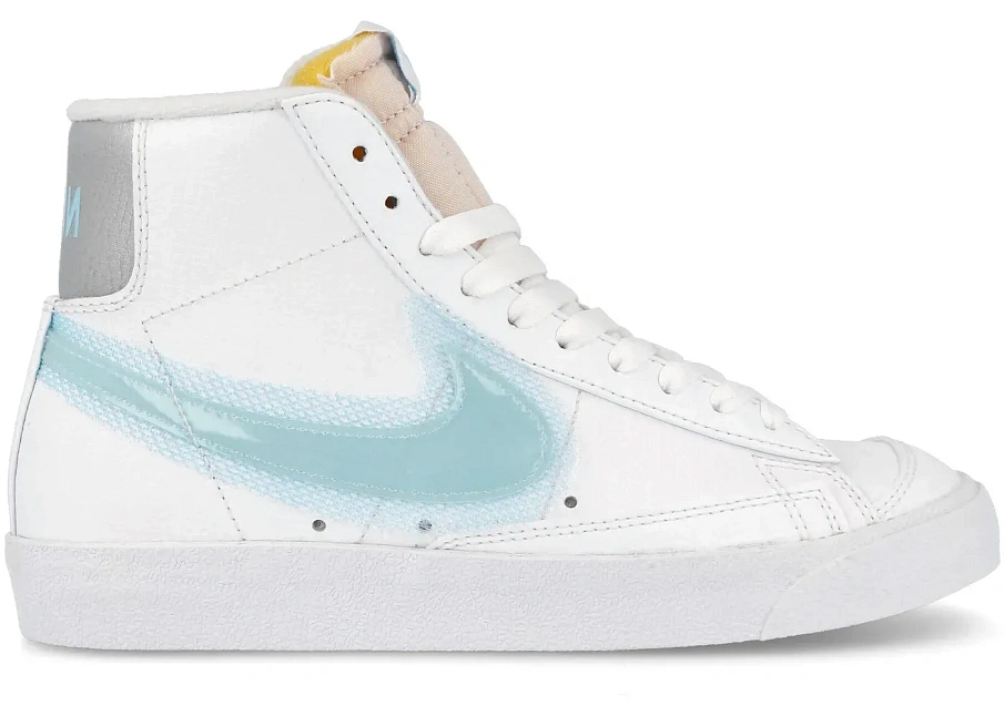 Фото № 1 с приближением к товару «‎Nike Blazer Mid 77 White Glacier Blue »