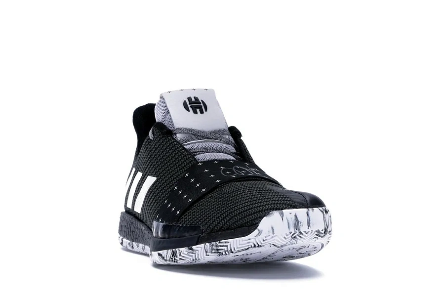 Фото № 4 с приближением к товару «‎adidas Harden Vol. 3 Black White»