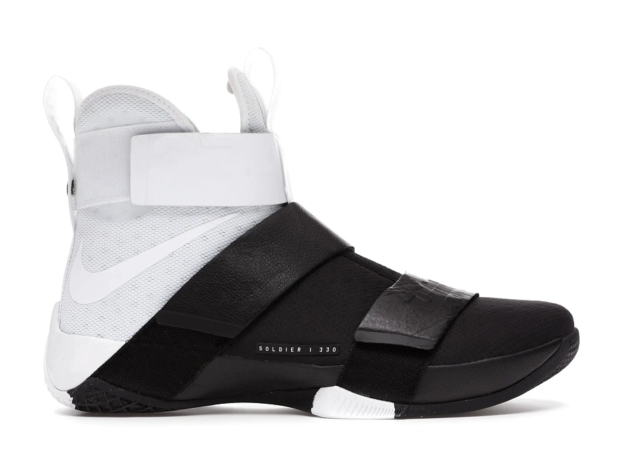 Фото № 1 с приближением к товару «‎Nike LeBron Zoom Soldier 10 Pinnacle White Black»