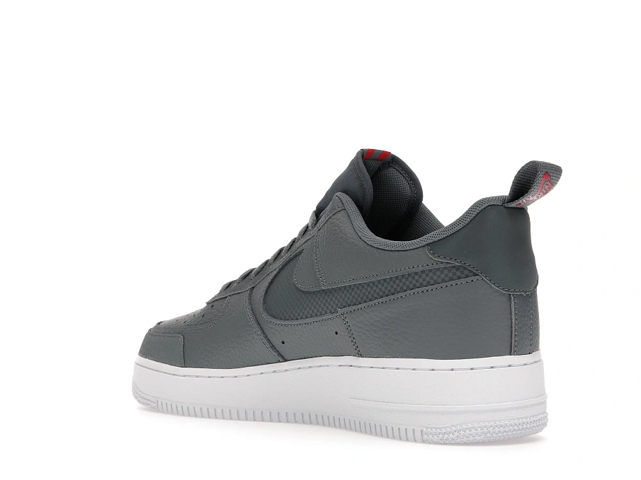 Фото № 6 с приближением к товару «‎Nike Air Force 1 Low LV8 Smoke Grey Red Reflective Swoosh»