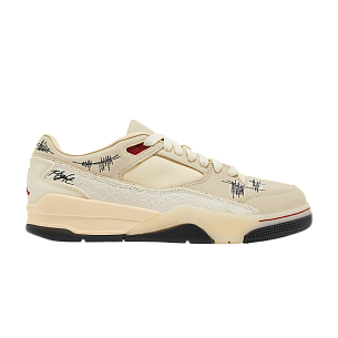 Who Decides War x Air Jordan Women's Jordan Flight Court The World Is Your Court - Crèpe (HQ2958-100)