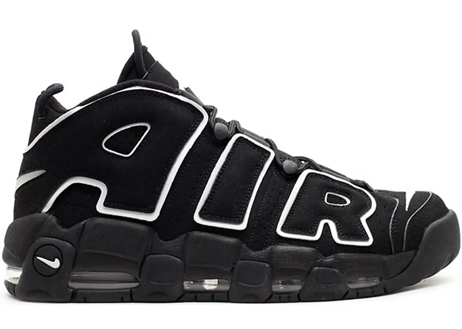 Фото № 1 с приближением к товару «‎Nike Air More Uptempo Black White (2010)»